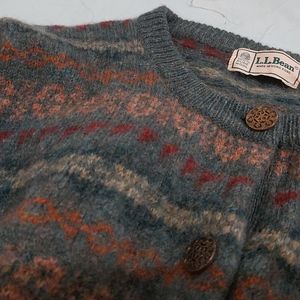 LL Bean 100%Wool Vintage Sweater